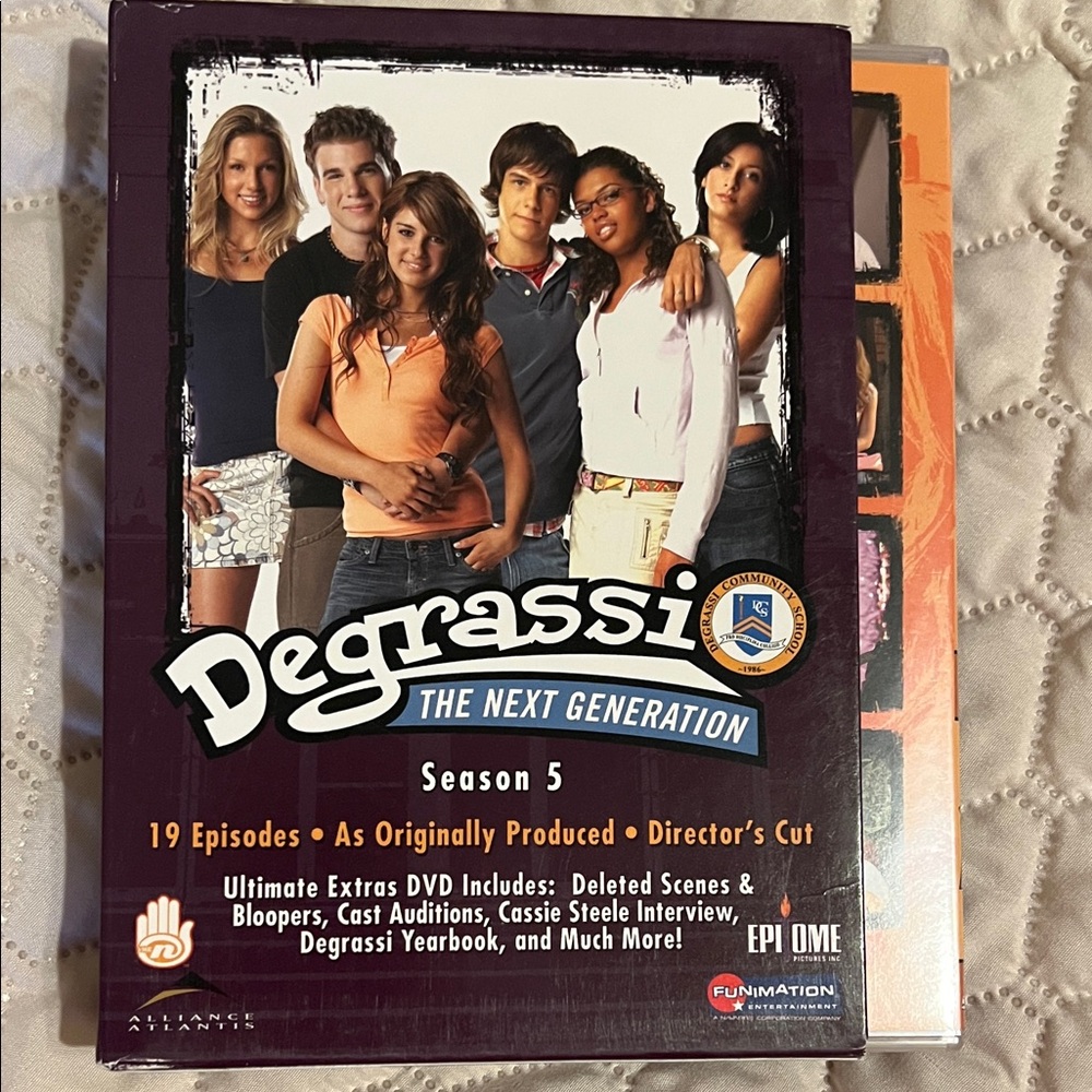 Degrassi: The Next Generation Season 5 DVD set